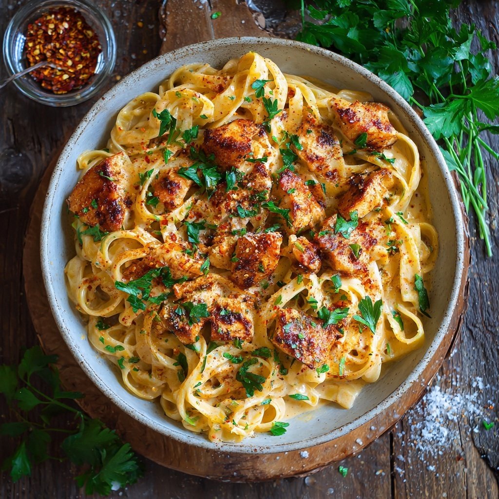Creamy Cajun Chicken Pasta