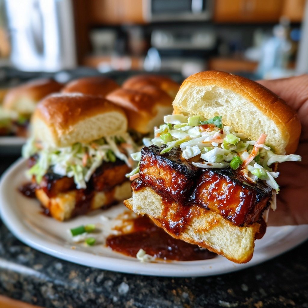 BBQ Tofu Sliders