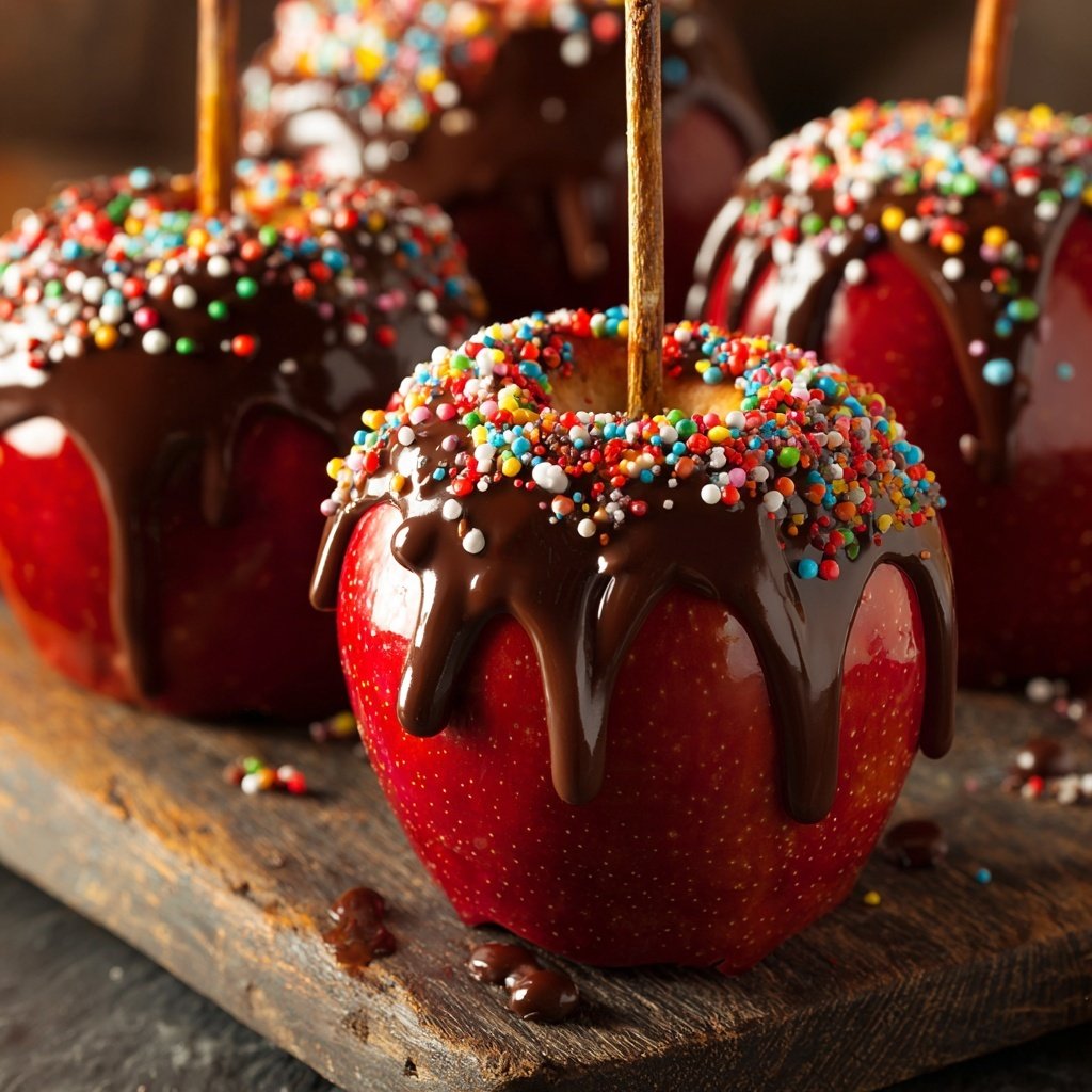 Chocolate Covered Candy Apples