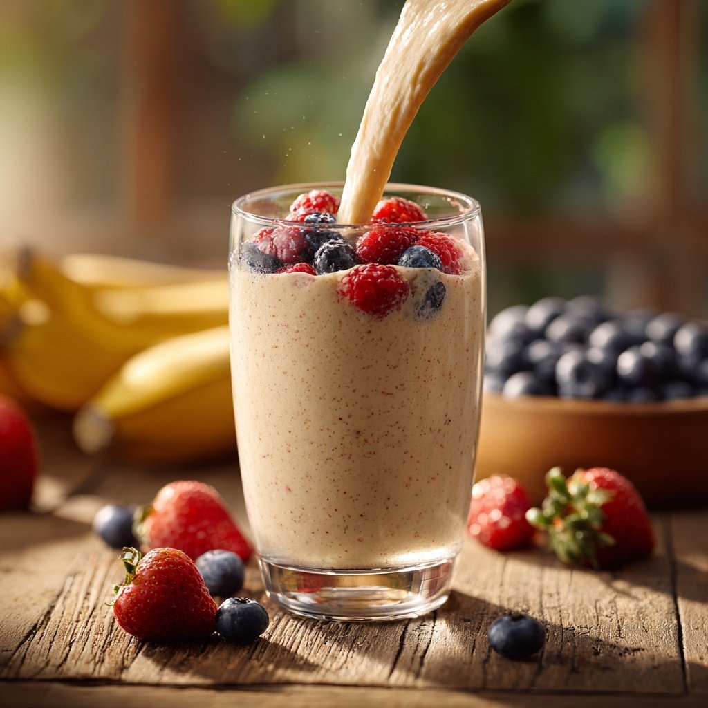 Berry Banana Breakfast Smoothie
