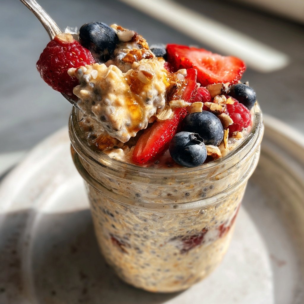 Healthy Overnight Oats for Breakfast