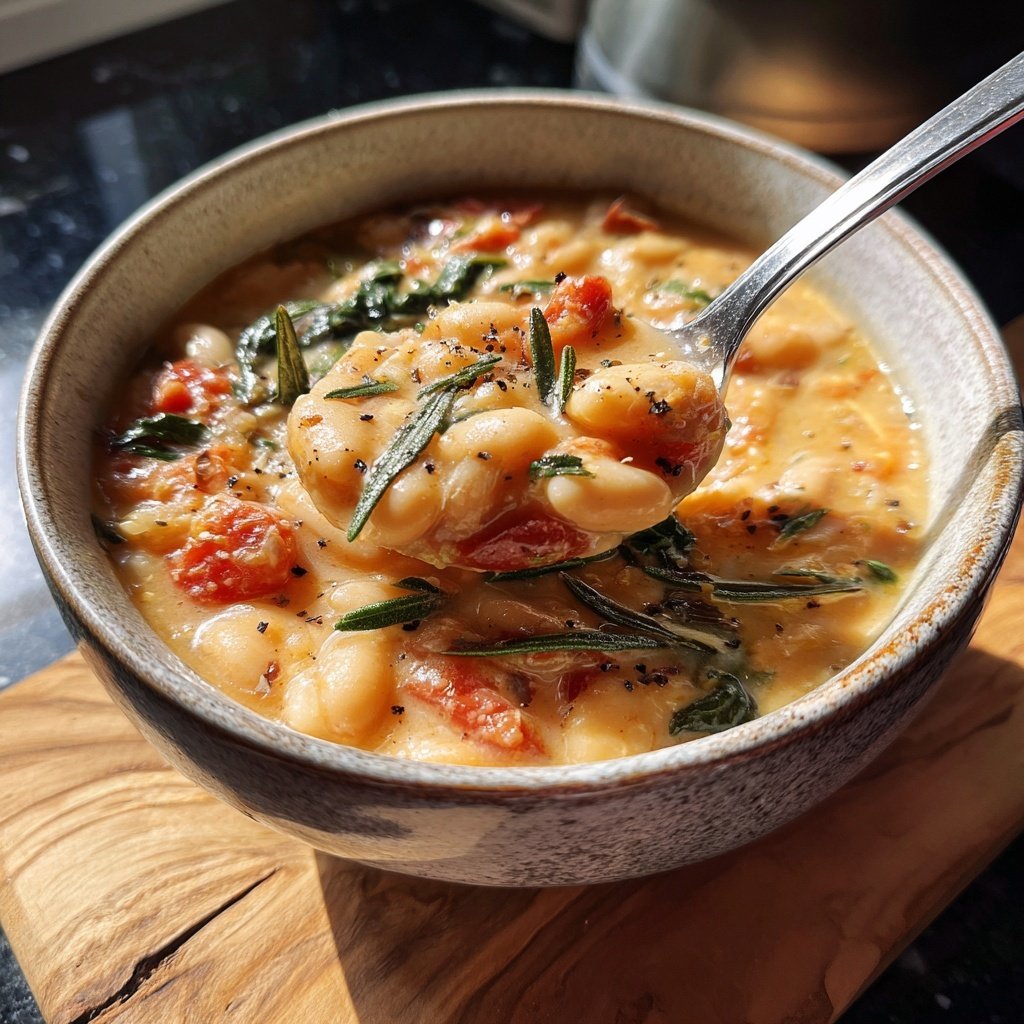 Sunday Creamy White Bean Stew
