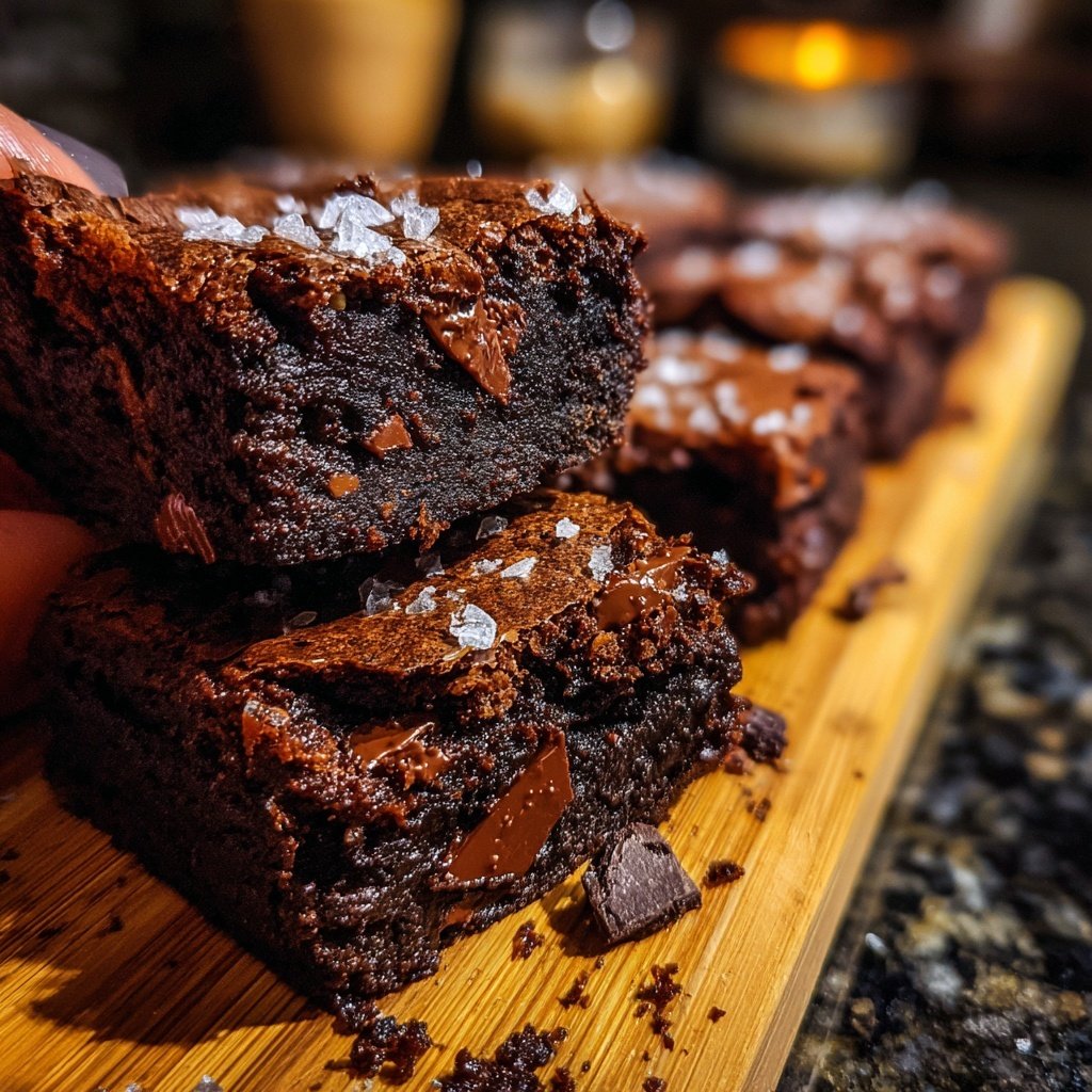 Dense Fudge Brownies With Discard