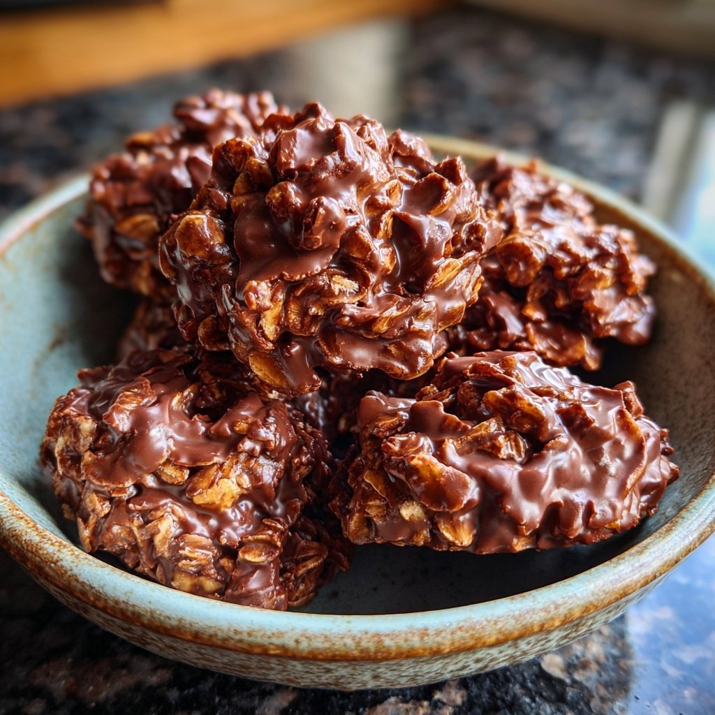 Chocolate Coconut Oat Clusters