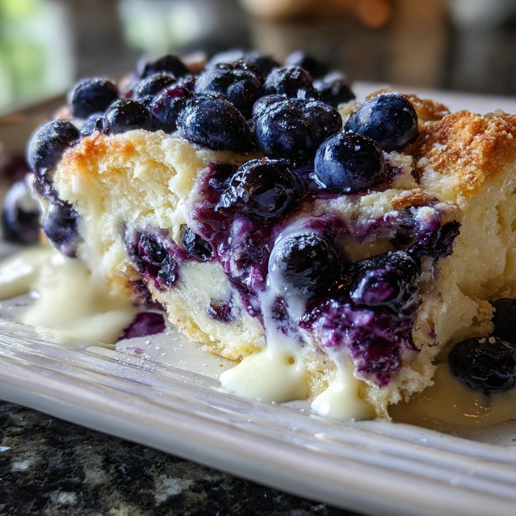 Blueberry Vanilla Yogurt Bake