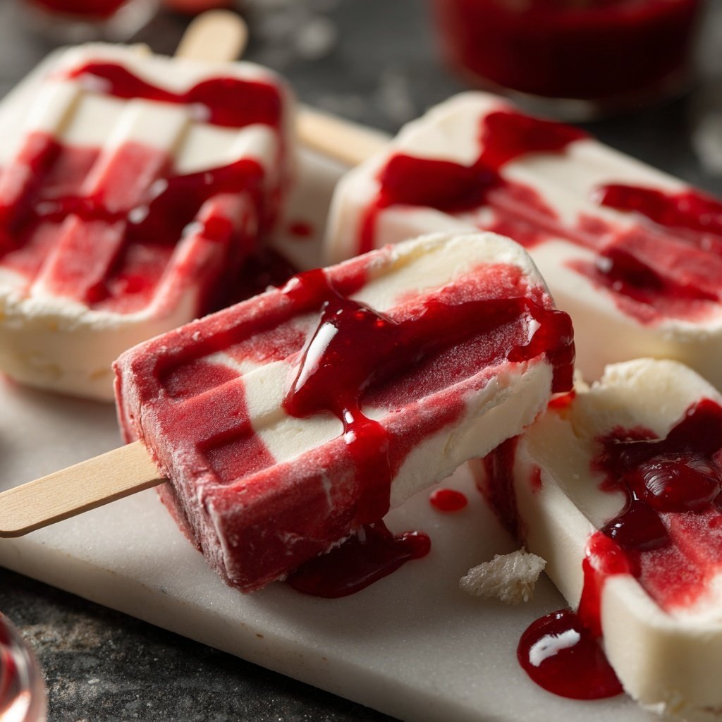 Valentines Snacks Strawberry Cream Pops