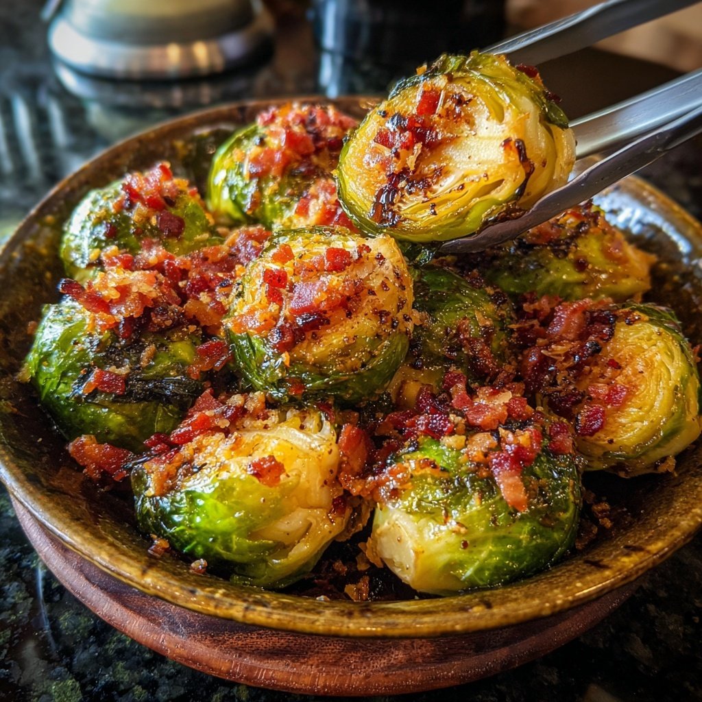 Roasted Brussels Sprouts With Bacon