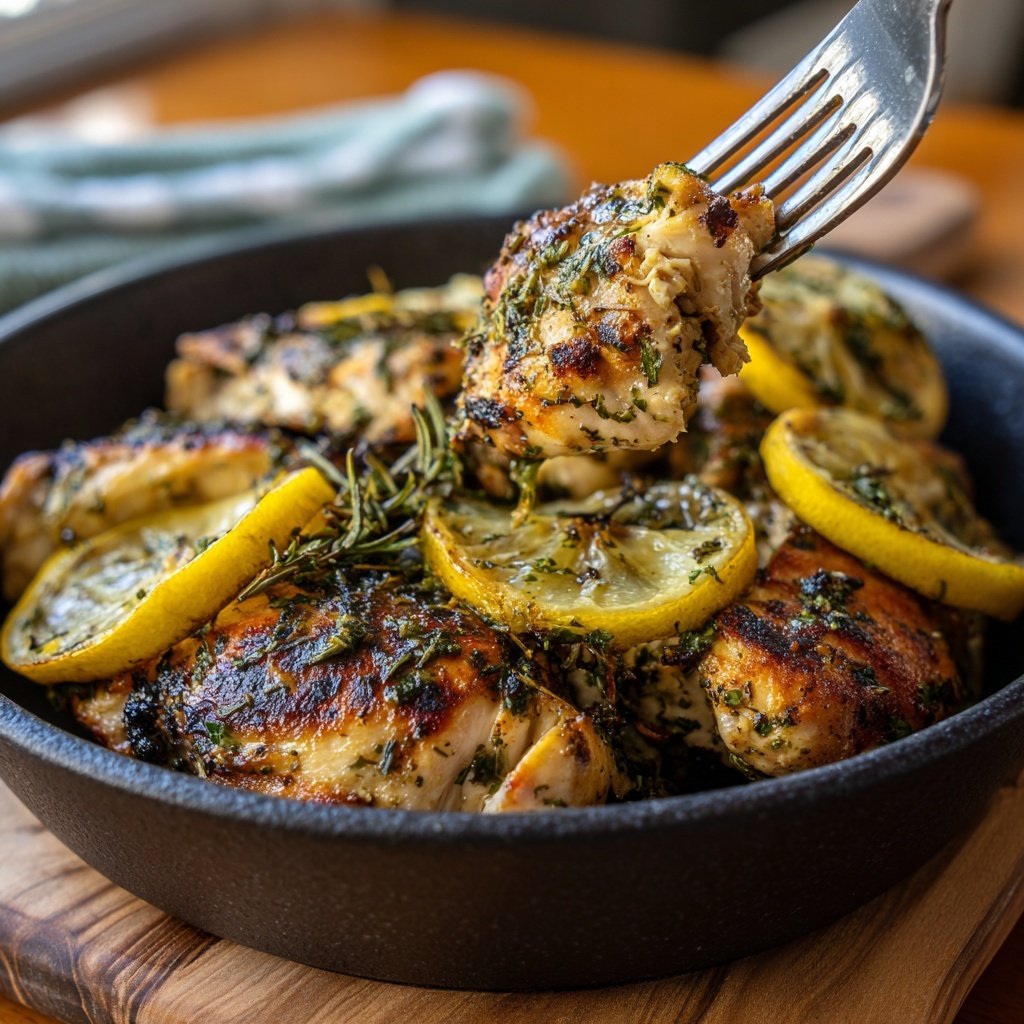 Grilled Lemon Herb Chicken Bowl