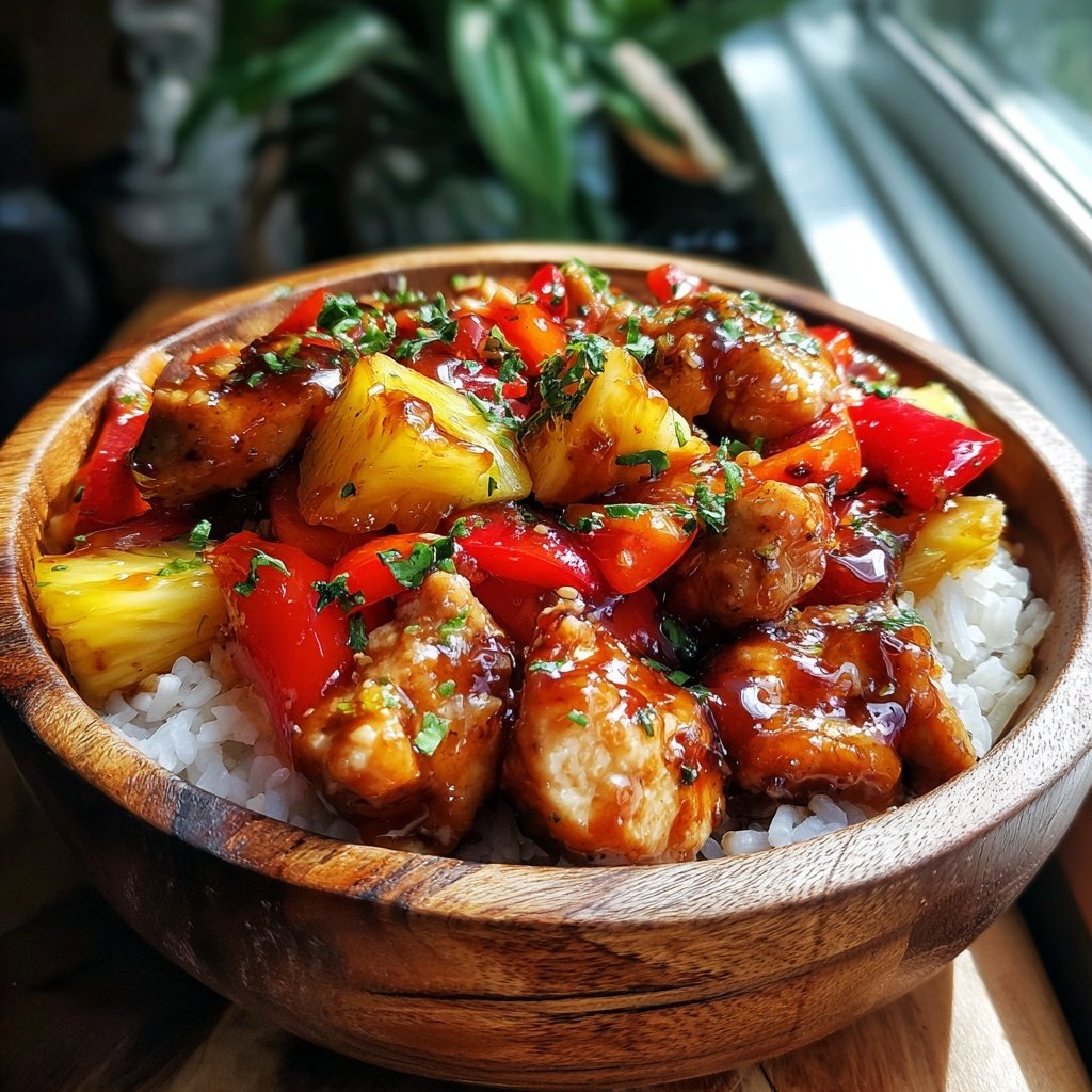Pineapple Teriyaki Chicken Bowl
