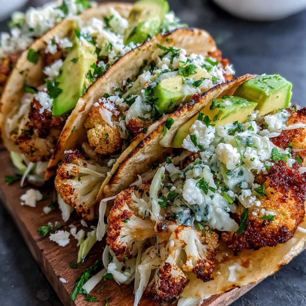 Roasted Cauliflower Tacos