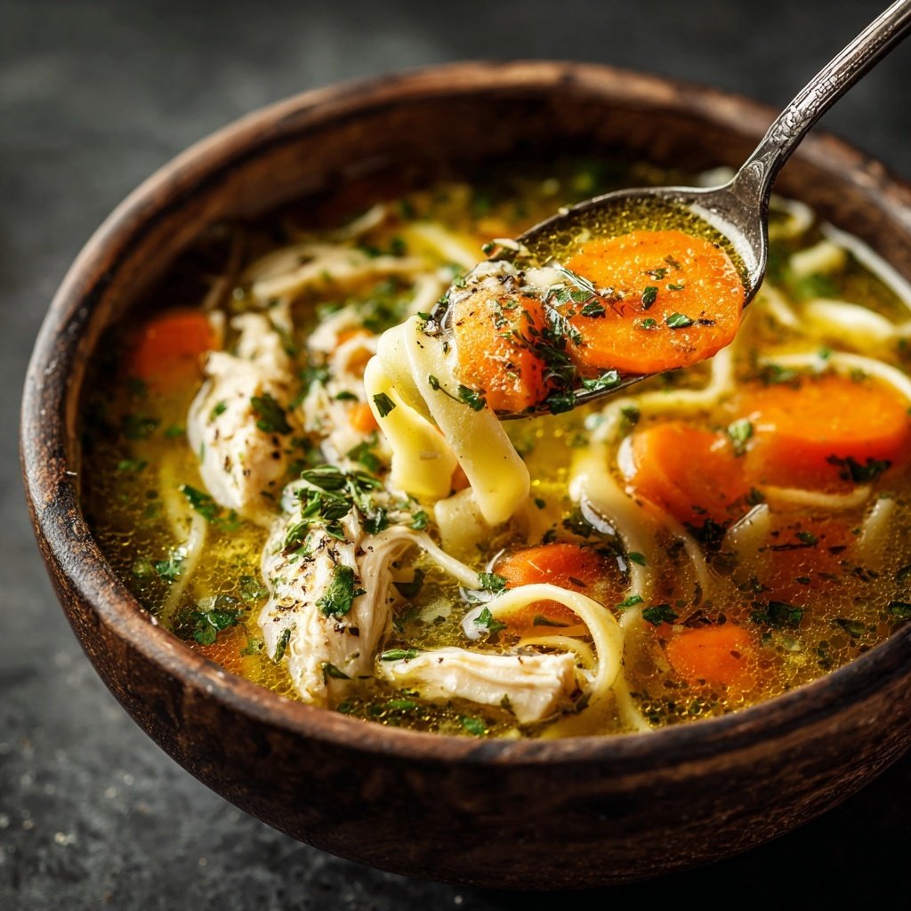 Spring Chicken Noodle Soup