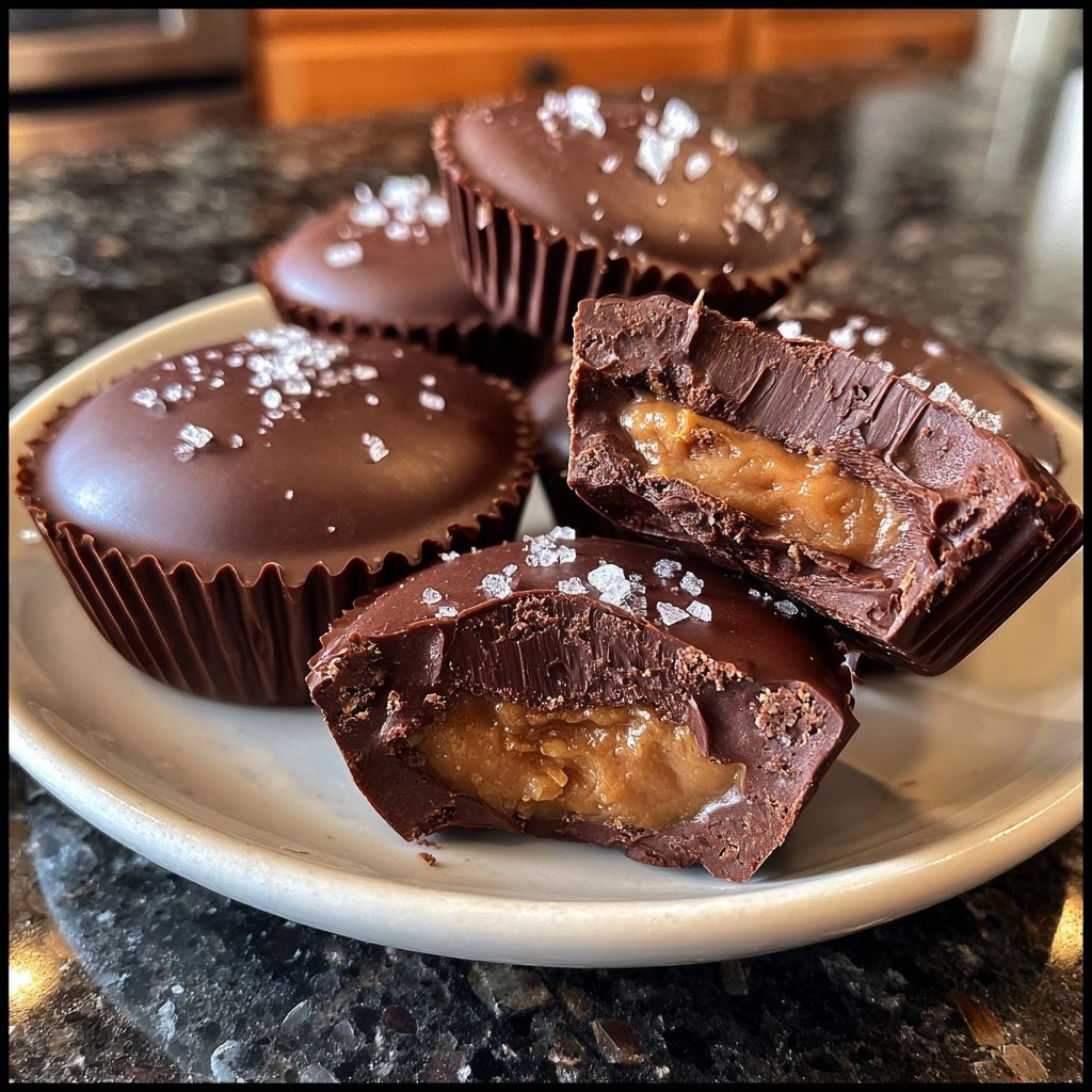 Homemade Reese’s Cups with Cashew Butter